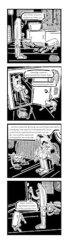 Cartoon: Ypidemi Robodog (medium) by bob schroeder tagged robotic,dog,robodog,roboter,bot,hund,ypidemi,comic