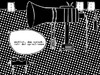 Cartoon: lose (small) by bob schroeder tagged sprachrohr,sprache