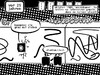Cartoon: mauerkunst (small) by bob schroeder tagged berlin,mauer,mauerkunst,flucht,ddr,grenze,grenzoeffnung,mauerfall