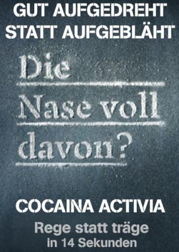Cartoon: Activia (medium) by Theodor von Babyameise tagged werbung,activia,cocaina,bullshit