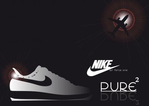 Cartoon: Nike pure (medium) by Theodor von Babyameise tagged add