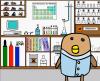 Cartoon: Pete der Chemiker! (small) by Theodor von Babyameise tagged kleine,kartoffel