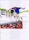 Cartoon: Skater 1 (small) by Theodor von Babyameise tagged skateboarding