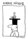 Cartoon: Alberne Mützen III (small) by Huse Fack tagged hut mütze hase zauberer