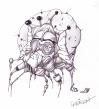 Cartoon: freaky spider (small) by SebDaSchuh tagged spider freaky worms mask