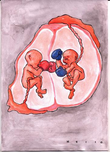 Cartoon: Baby (medium) by Mello tagged cartoon