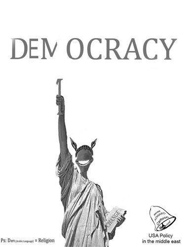 Cartoon: Deno cracy (medium) by RahimAdward tagged obama,syria,democracy,adward,rahim,denocracy