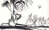 Cartoon: the big Egg of democracy (small) by RahimAdward tagged war democracy denocracy usa rahim adward