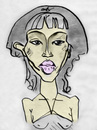 Cartoon: Naomi Campbell (small) by Vidal tagged naomi campbell