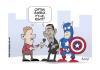 Cartoon: America (small) by andre tagged political,joke,obama,usa
