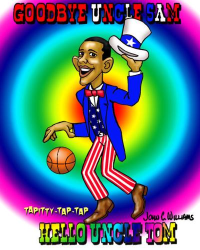 Cartoon: Sam or Tom? (medium) by saltpppr tagged barack,obama,political