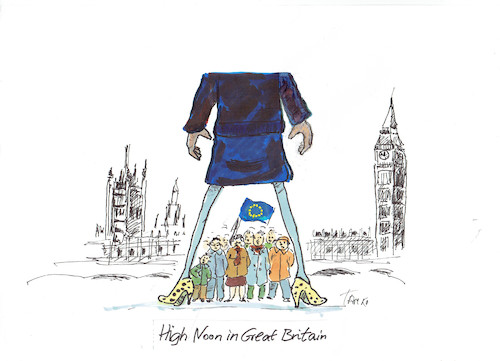 Cartoon: Theresa May (medium) by Skowronek tagged theresa,may,grossbritanien,brexit,eu,wahlen,referendum