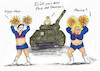Cartoon: Alice und Sahra (small) by Skowronek tagged shara,wagenknecht,alice,schwarzer,putin,panzer,skowronek,cartoon,karikatur,ukraine,russland,krieg