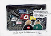 Cartoon: Demo (small) by Skowronek tagged demo,islamisten,gaza,israel,palistinenser,antisemitismus,nazis,skowronek,cartoon