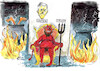 Cartoon: Hölle (small) by Skowronek tagged epstein,trump,teufel,hölle,mißbrauch