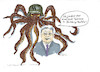 Cartoon: Joachim Gauck (small) by Skowronek tagged nazis,rechte,afd,gauland,joachim,gauck,skowronek,krake,cartoon