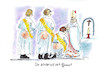 Cartoon: Kirche will sich öffnen (small) by Skowronek tagged kirche,missbrauch,kinder,jugendliche,doppelmoral,erneuerung,sexualität,zöllibat,machtmißbrauch