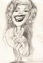 Cartoon: marilyn (small) by Skowronek tagged portaitkarikatur filmstar