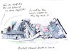 Cartoon: Morandi-Brücke in Genua (small) by Skowronek tagged italien,brücke,salvini,unglück,autos,lkw