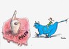 Cartoon: Polen (small) by Skowronek tagged eu,stier,europa,rechte,polen