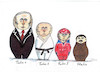 Cartoon: Putin (small) by Skowronek tagged putin,stalin,russland,judo,eishockey,maruschkas