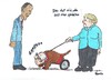 Cartoon: Schäuble (small) by Skowronek tagged obama,schäuble,merkel