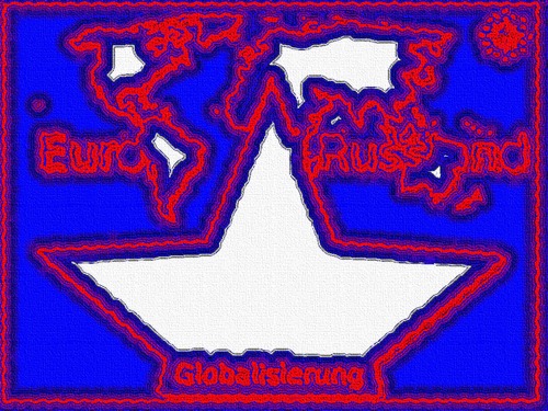 Cartoon: rote Weltbank (medium) by Nikklaus tagged russland,europa,gedanken,zeichnung,kindheit,schatzkarte