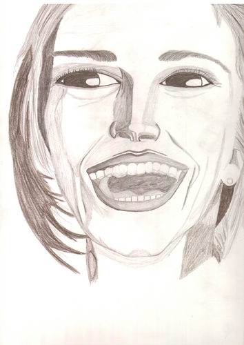 Cartoon: julia roberts (medium) by paintcolor tagged hollywood,famous,actres,roberts,julia