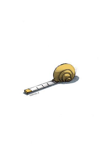 Cartoon: Schnecke (medium) by Mehmet Karaman tagged schnecke