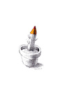 Cartoon: Bleistift 6 (small) by Mehmet Karaman tagged bleistift