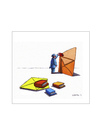 Cartoon: Brief (small) by Mehmet Karaman tagged buch,zeichnungen