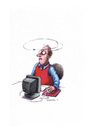 Cartoon: Digitaler Alltag (small) by Mehmet Karaman tagged digital,computer,maus,pc