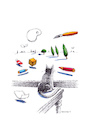 Cartoon: Katze 8 (small) by Mehmet Karaman tagged katze