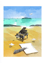 Cartoon: Klavier1 (small) by Mehmet Karaman tagged klavier,strand