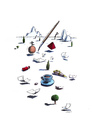 Cartoon: Landschaft1b (small) by Mehmet Karaman tagged landschaft