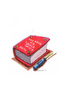 Cartoon: Sicher und empfehlenswert (small) by Mehmet Karaman tagged buch,poeme,literatur