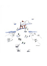 Cartoon: Staffelei (small) by Mehmet Karaman tagged staffelei,wolke,landschaft