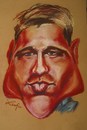 Cartoon: Brad Pitt (small) by Zamfir Somcutean tagged artist