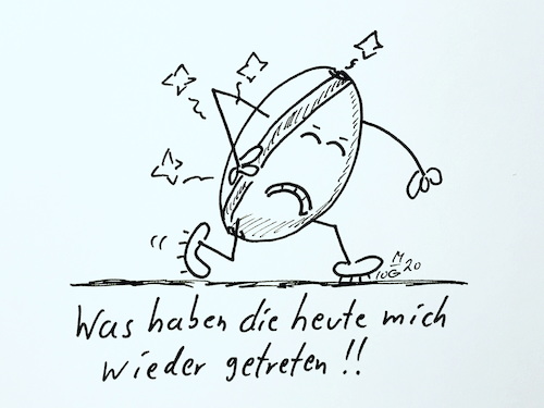 Cartoon: Aua! (medium) by legriffeur tagged sport,rugby