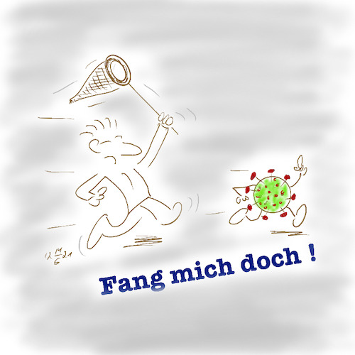 Cartoon: Fang den Virus (medium) by legriffeur tagged virus,corona,coronavirus,impfen,epedemie,deutschland,gesundheit,gesundheitswesen,legriffeur61,gesundheitsminister,bundesregierung