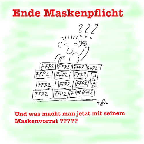 Cartoon: Maskenvorrat (medium) by legriffeur tagged maskenvorrat,masken,ffp2,ffp2masken,legriffeur61,cartoon,cartoons,corona,coronavirus,gesundheit,gesundheitswesen,gesundheitsminister,deutschland,bund,länder