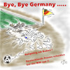 Cartoon: Aus und Vorbei bei der WM23 (small) by legriffeur tagged fussball,nationalmannschaft,wm23,frauenfußball,deutschland,frauenfussballnationalmannschaft,dfb,fussballzwergdeutschland