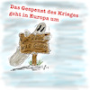 Cartoon: Das Gespenst des Krieges (small) by legriffeur tagged russland,ukraine,ukrainekonflikt,deutschland,krieg,europa,nato,putin