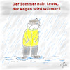 Cartoon: Der Sommer naht (small) by legriffeur tagged sommer,wetter,sonne,wärme,dersommernaht,hoffnung,besserwetter,wetterbericht,sonnenschein,sonnentage