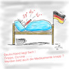 Cartoon: Deutschland liegt flach (small) by legriffeur tagged deutschland,virus,grippe,corona,grippevirus,erkältung,erkältungszeit,winter,kälte,impfen,krankenstand,krankenhäuser,influenza