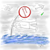 Cartoon: Es stürmt in Deutschland (small) by legriffeur tagged sturm,sturmtief,wetter,deutschland,unwetter,stürmischeswetter,klima,legriffeur61,klimawandel,sturmschäden,zynep,sturmzynep