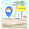 Cartoon: Es wird immer wärmer (small) by legriffeur tagged klima,klimaschutz,wetter,hitze,hitzewelle,deutschland,gesundheit,schwitzen,wüste