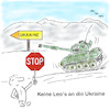 Cartoon: Keine Leos für die Ukraine (small) by legriffeur tagged panzer,ukraine,ukrainekonflikt,ukrainekrieg,panzerfürdieukraine,deutschland,verteidigung,bundesregierung,bundesrepublik,panzerbremser,brd,waffenlieferung,waffenlieferungen