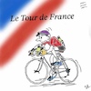 Cartoon: Le Tour de France (small) by legriffeur tagged sport,rad,radfahren,frankreich,radsport,radrennen