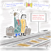 Cartoon: No Railtraffic on Boxing Day (small) by legriffeur tagged railway,strikes,greatbritain,public,traffic,no,today,boxing,day,boxingday,2022,happy